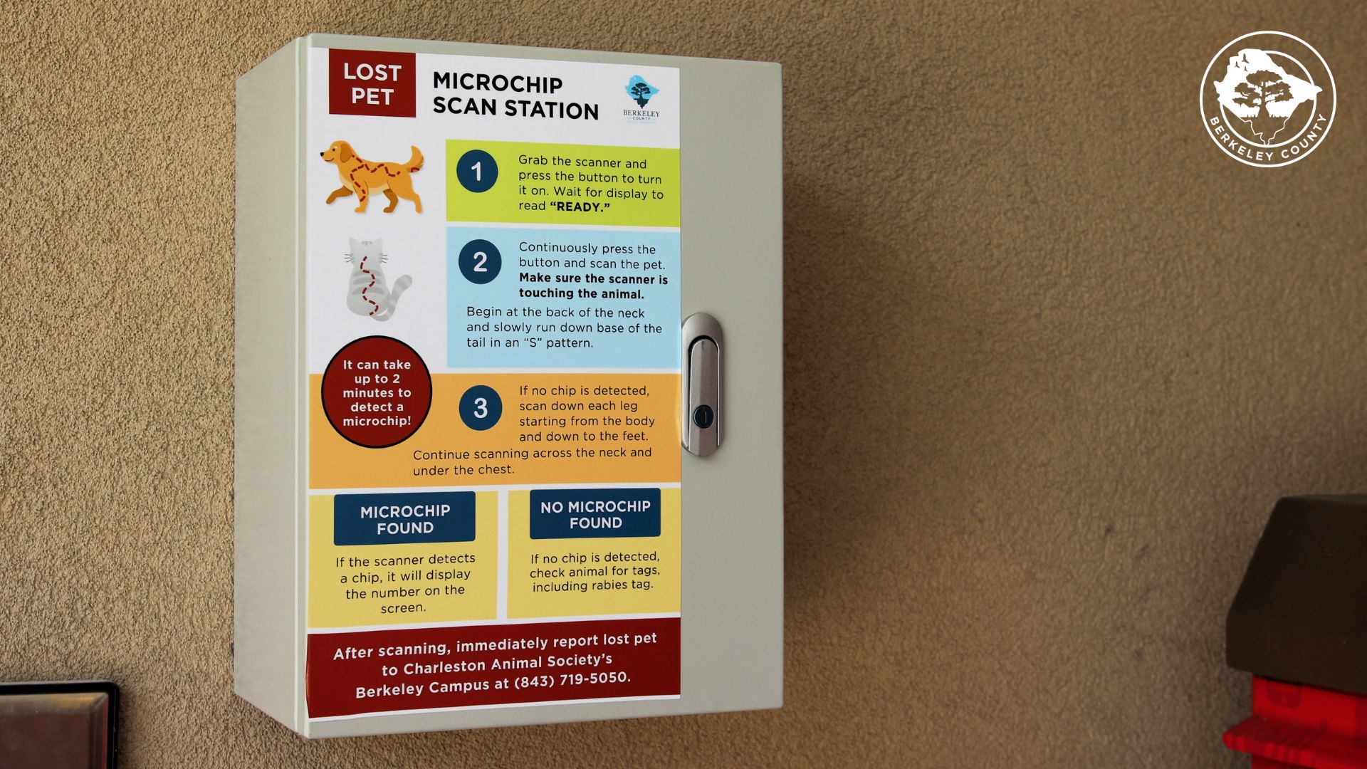 Pet Microchip Scanning Stations Available Across Berkeley County